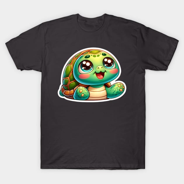 Cute Turtle T-Shirt by dcohea